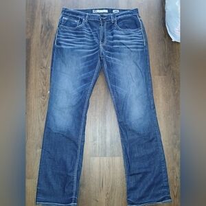 BKE Jake Straight Leg Dark Wash Jeans